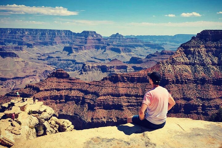 Schilderachtige uitzichten op de South Rim van de Grand Canyon, waaronder Mather Point en de Colorado River, tijdens een dagtrip vanuit Las Vegas, foto 8 | wizardtrip