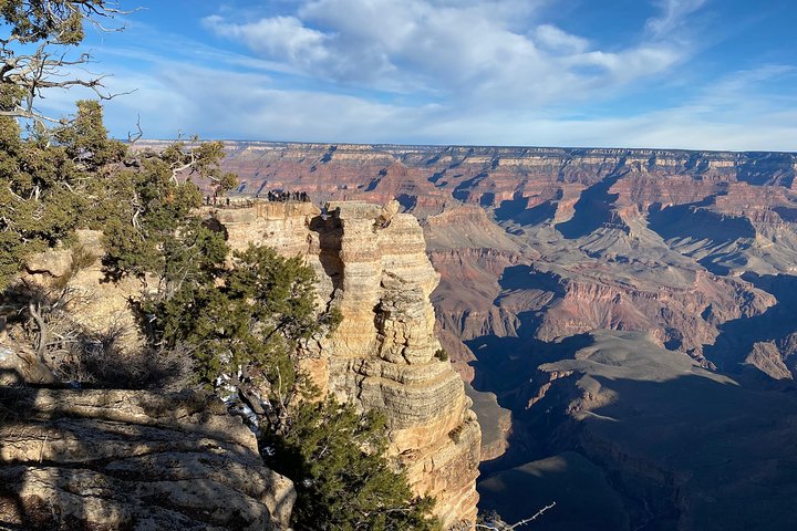 Schilderachtige uitzichten op de South Rim van de Grand Canyon, waaronder Mather Point en de Colorado River, tijdens een dagtrip vanuit Las Vegas, foto 13 | wizardtrip