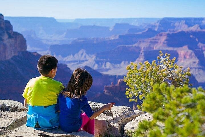 Schilderachtige uitzichten op de South Rim van de Grand Canyon, waaronder Mather Point en de Colorado River, tijdens een dagtrip vanuit Las Vegas, foto 16 | wizardtrip