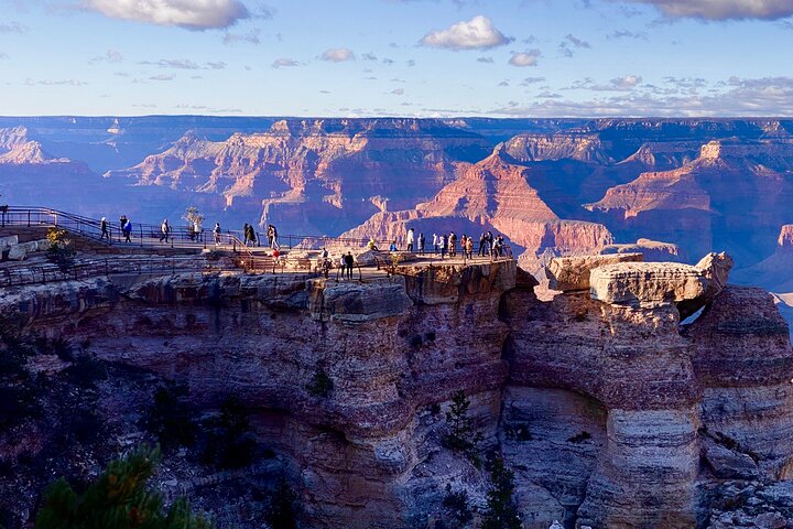 Schilderachtige uitzichten op de South Rim van de Grand Canyon, waaronder Mather Point en de Colorado River, tijdens een dagtrip vanuit Las Vegas, foto 21 | wizardtrip