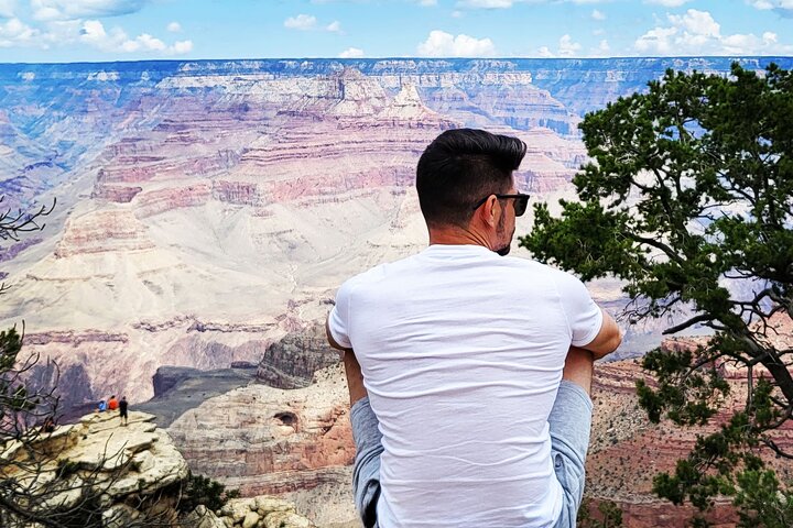 Schilderachtige uitzichten op de South Rim van de Grand Canyon, waaronder Mather Point en de Colorado River, tijdens een dagtrip vanuit Las Vegas, foto 25 | wizardtrip