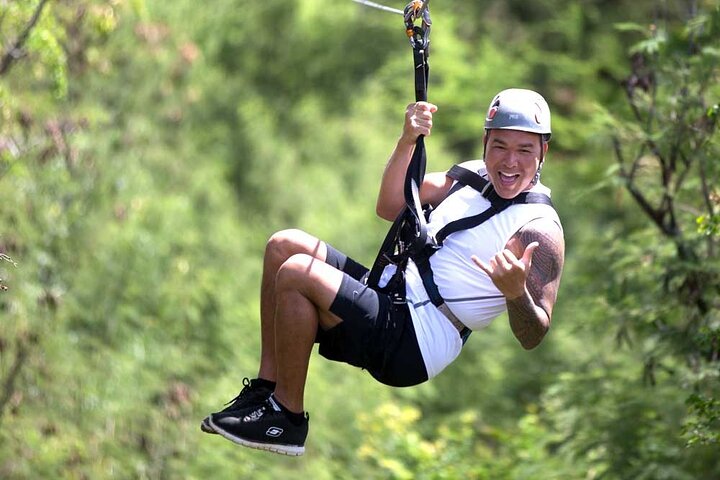 3 Zipline Avontuur (Optionele Waikiki Shuttle voor Tour van 10.00 uur) | wizardtrip