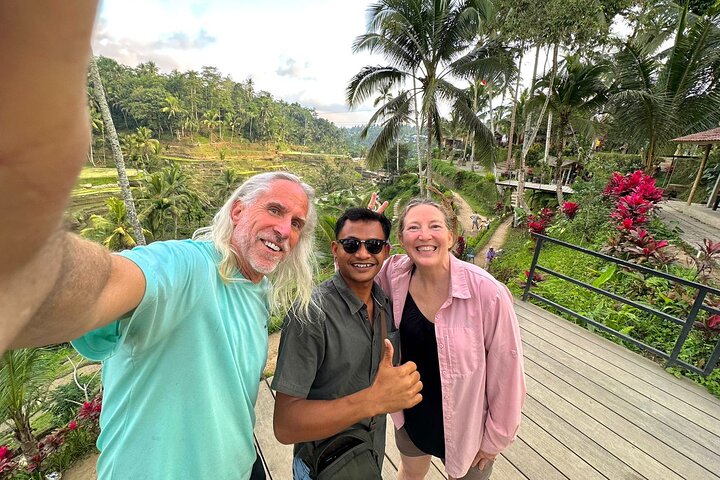 Privé rondleiding door Ubud's Apenbos, Tegalalang Rijstterrassen, Bali Swing, vulkaan Batur, warmwaterbronnen, Tirta Empul Tempel en Tegenungan Waterval, foto 33 | wizardtrip