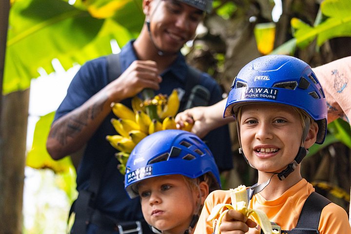 Zipline-avontuur over watervallen en weelderige landschappen op het Big Island van Hawaï, foto 6 | wizardtrip