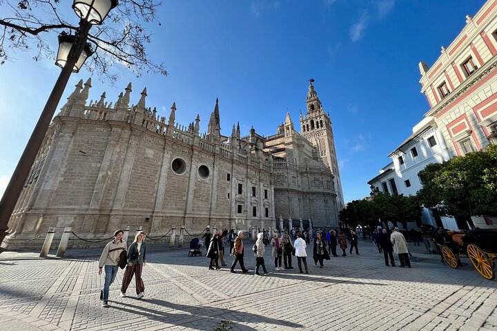 Walking tour of Seville's historic old town, featuring landmarks like Plaza de España and the Cathedral, photo 9 | wizardtrip