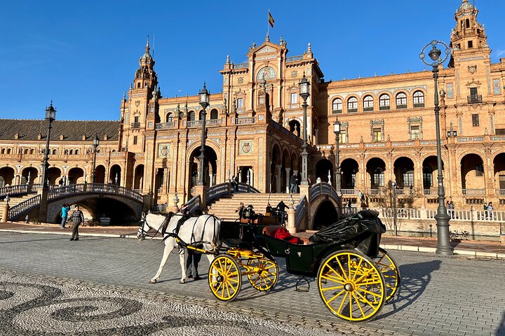 Walking tour of Seville's historic old town, featuring landmarks like Plaza de España and the Cathedral, photo 16 | wizardtrip