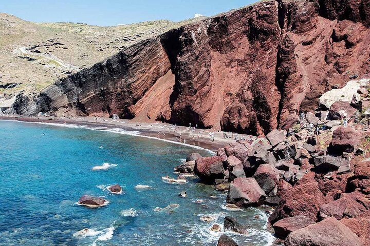 Tour privado personalizado pelos destaques de Santorini, incluindo Oia, cúpulas azuis e praias, foto 17 | wizardtrip