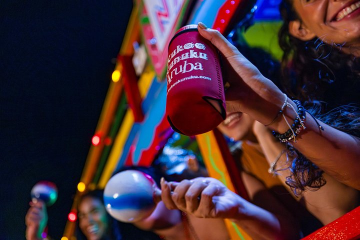 Pub crawl de autocarro de festa em Aruba com música, bebidas e vistas do pôr do sol, foto 6 | wizardtrip