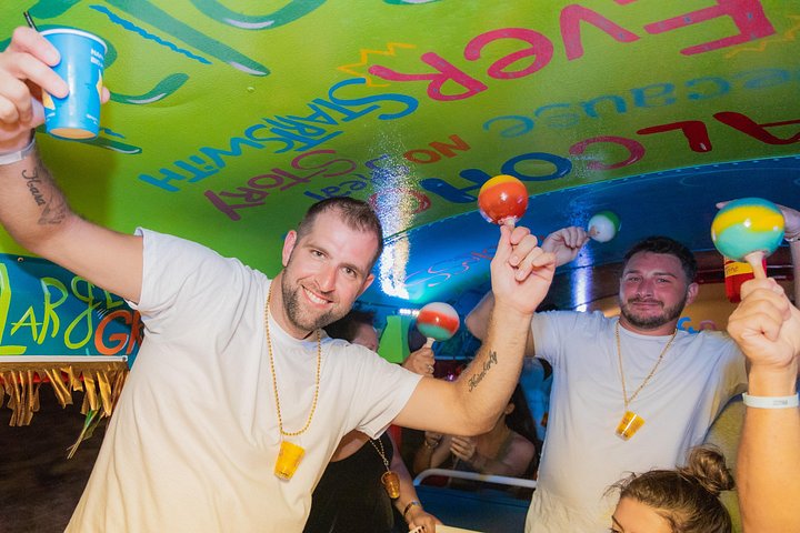 Pub crawl de autocarro de festa em Aruba com música, bebidas e vistas do pôr do sol, foto 7 | wizardtrip