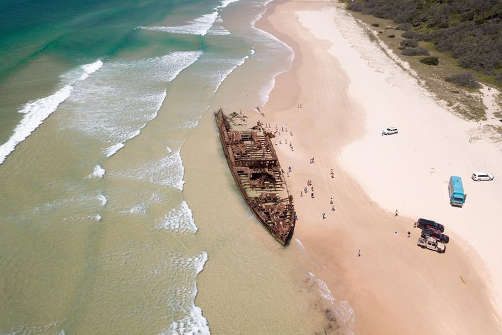 Tour giornaliero all-inclusive alla scoperta delle attrazioni di K'gari (Fraser Island) come Lake McKenzie e il relitto del Maheno, foto 10 | wizardtrip