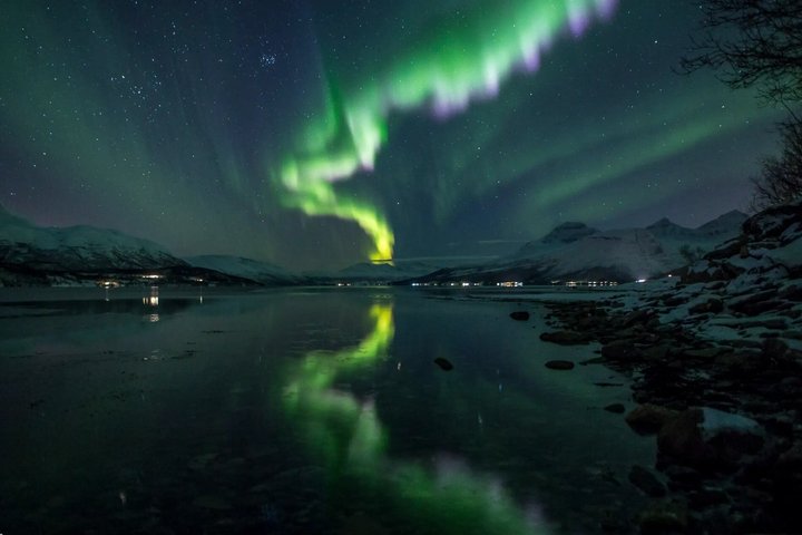 Jakt på norrsken i liten grupp i Tromsø, Norge, med lägereld och arktisk utrustning, foto 14 | wizardtrip