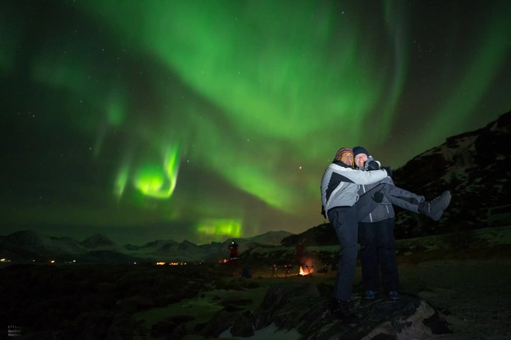 Jakt på norrsken i liten grupp i Tromsø, Norge, med lägereld och arktisk utrustning, foto 17 | wizardtrip