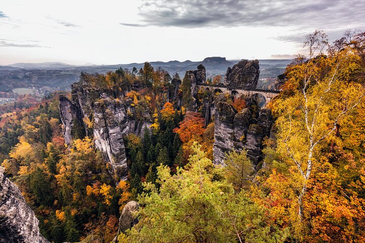 Day trip from Prague to Bohemian and Saxon Switzerland, featuring bridges, gates, and rock formations, photo 10 | wizardtrip