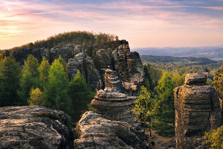 Day trip from Prague to Bohemian and Saxon Switzerland, featuring bridges, gates, and rock formations, photo 12 | wizardtrip