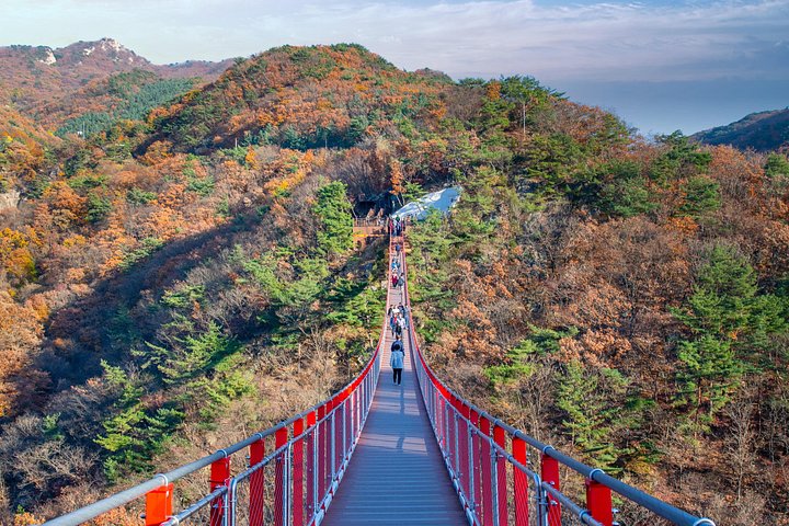 Turistas exploram a Zona Desmilitarizada da Coreia (DMZ) fortemente fortificada perto de Seul, Coreia do Sul, foto 23 | wizardtrip