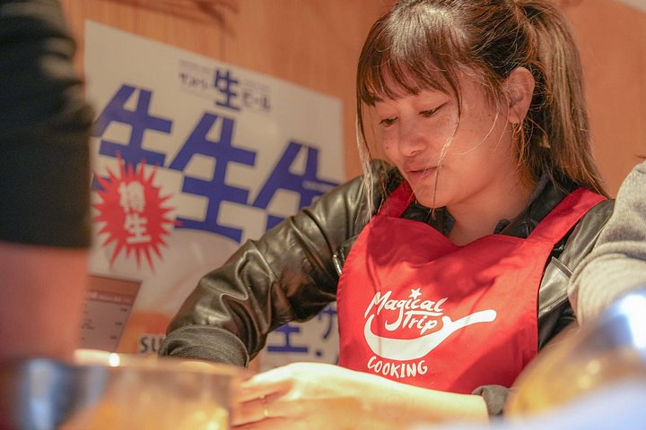 Clase de cocina práctica de ramen y gyoza en Kioto con chefs profesionales, foto 36 | wizardtrip