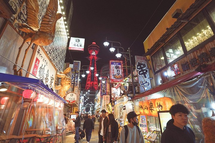 En guidet madvandring i Osakas Dotonbori og Shinsekai distrikter med lokal mad, foto 28 | wizardtrip