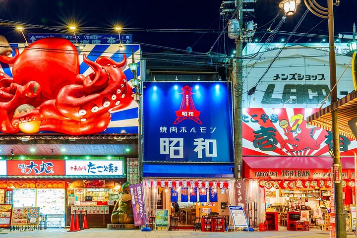 En guidet madvandring i Osakas Dotonbori og Shinsekai distrikter med lokal mad, foto 31 | wizardtrip