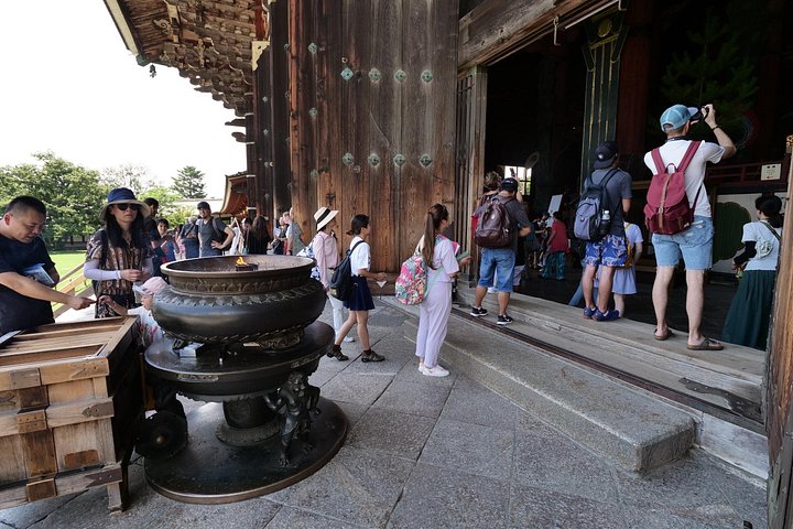 En guidad vandringstur genom Narass historiska tempel, helgedomar och parker, med pagoder, den Stora Buddha och vilda hjortar, foto 46 | wizardtrip
