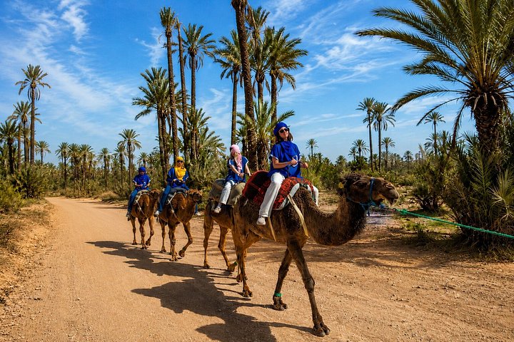 Vol en montgolfière au-dessus de Marrakech au lever du soleil avec petit-déjeuner berbère et balade à dos de dromadaire, photo 8 | wizardtrip