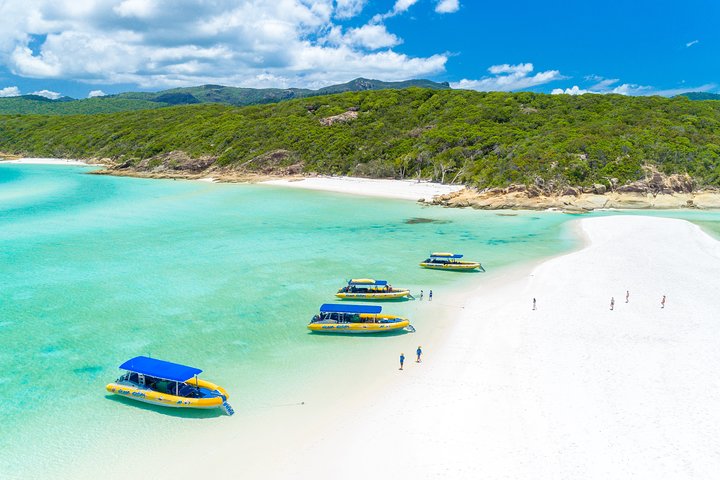 Opwindende boottocht naar Whitehaven Beach en Hill Inlet in de Whitsundays, Australië, foto 7 | wizardtrip