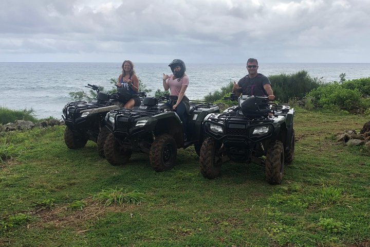 ATV adventure tour in the West Maui Mountains with scenic views of waterfalls and coastline, photo 7 | wizardtrip