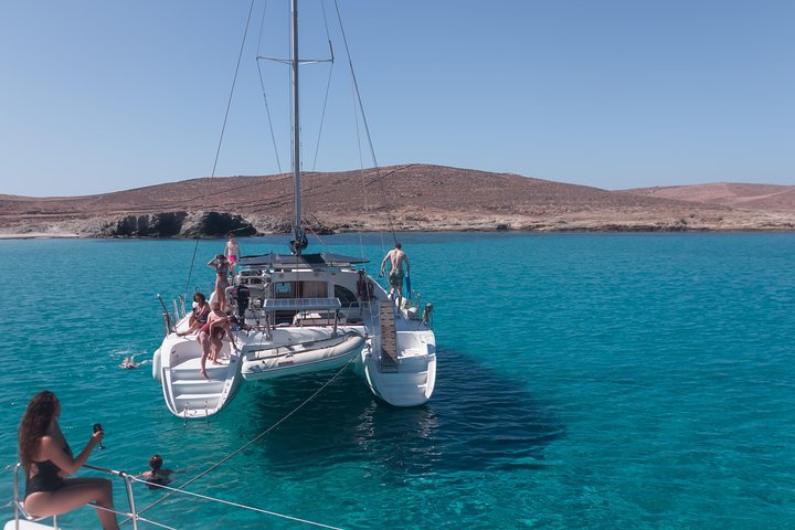 Katamarancruise i Mykonos med svømming, snorkling, måltider og drikke, foto 8 | wizardtrip