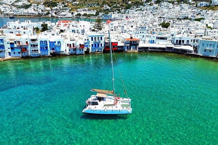 Katamarancruise i Mykonos med svømming, snorkling, måltider og drikke, foto 32 | wizardtrip