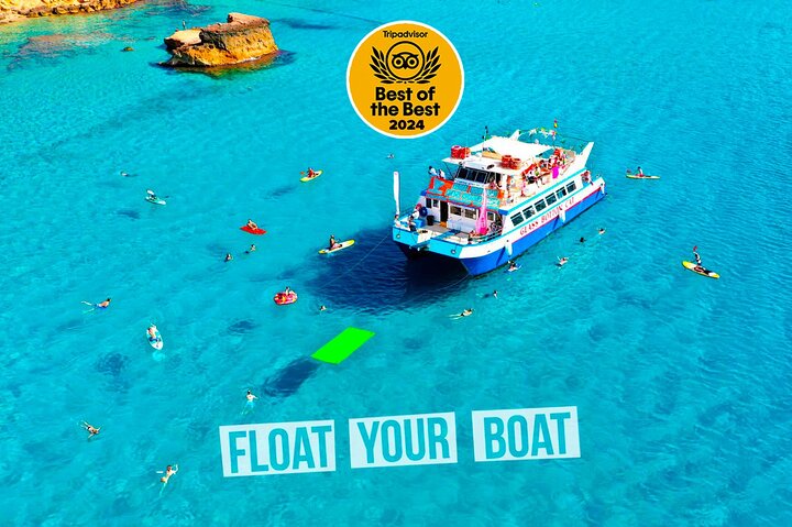 Ibiza catamaran cruise with beach stops, paddleboarding, food, and drinks, photo 1 | wizardtrip