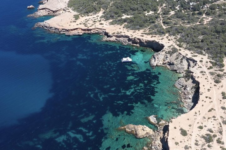 Catamarcruise op Ibiza met strandstops, paddleboarden, eten en drinken, foto 29 | wizardtrip