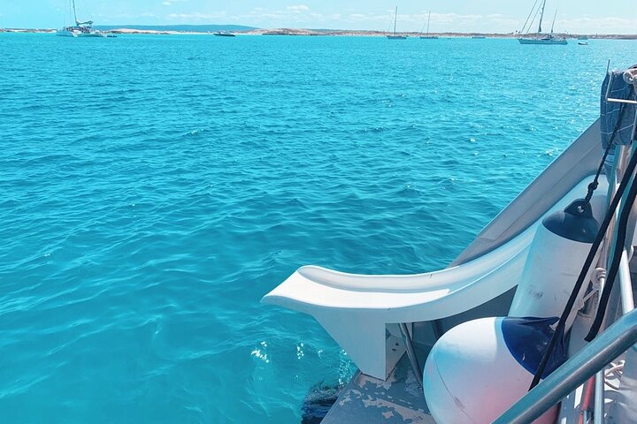 Catamarcruise op Ibiza met strandstops, paddleboarden, eten en drinken, foto 48 | wizardtrip