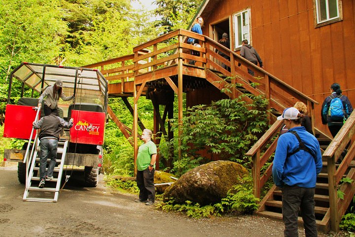 Zipline-eventyr gennem den alaskiske regnskovs tronehøjde i Ketchikan, foto 14 | wizardtrip