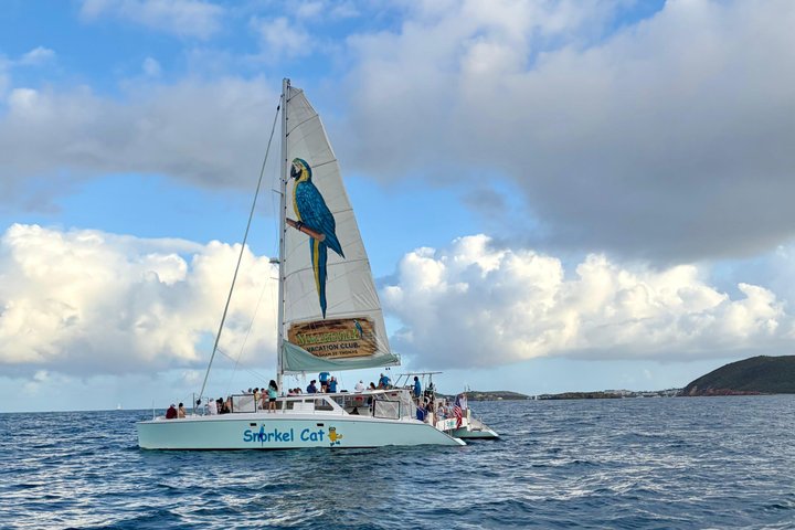Aventura de snorkel todo incluido en catamarán en St. Thomas con snorkel, almuerzo y bebidas, foto 8 | wizardtrip
