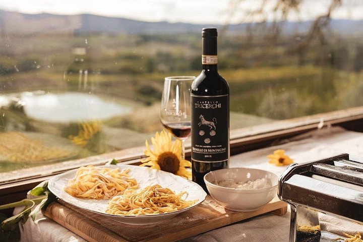 Praktisk toscansk madlavningskursus med udsigt over vinmarkerne og Brunello-vinsmagning i Siena, Italien, foto 14 | wizardtrip