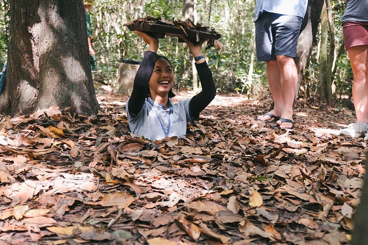 Udforsk de historiske Cu Chi-tunneler, et netværk af underjordiske tunneler brugt under Vietnamkrigen nær Ho Chi Minh City, foto 12 | wizardtrip