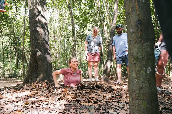 Udforsk de historiske Cu Chi-tunneler, et netværk af underjordiske tunneler brugt under Vietnamkrigen nær Ho Chi Minh City, foto 13 | wizardtrip