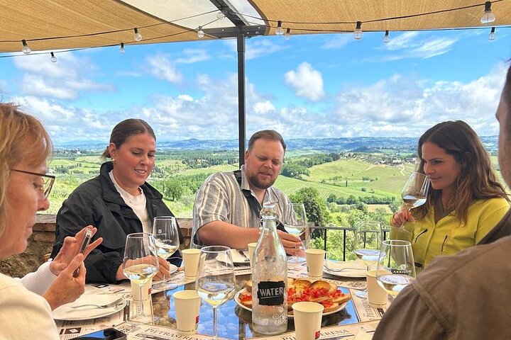Toscansk vintur med udsigt over vinmarker, vinsmagning og San Gimignano, foto 10 | wizardtrip