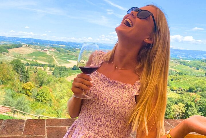 Toscansk vintur med udsigt over vinmarker, vinsmagning og San Gimignano, foto 12 | wizardtrip