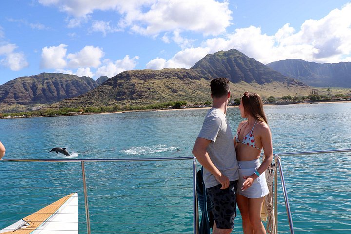 Luksuriøs katamarantur utenfor Oahus kyst, med snorkling, delfinsafari og hawaiisk måltid, foto 10 | wizardtrip