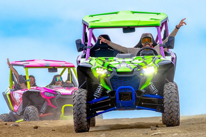 Aruba UTV-eventyr, der kører gennem ørkenstier til Natural Pool, foto 7 | wizardtrip