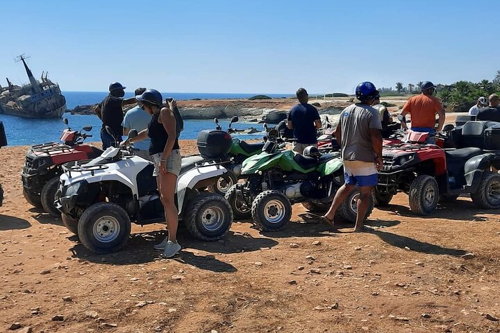 Vivez une excursion passionnante en quad ou en buggy à Paphos, Chypre, en visitant Lara Bay et les chutes d'Adonis, photo 7 | wizardtrip