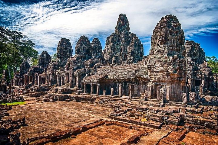 Soloppgang over det praktfulle Angkor Wat tempelkompleks i Siem Reap, Kambodsja, foto 22 | wizardtrip