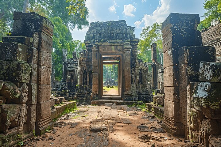 Verken de oude tempels van Angkor Wat, Cambodja, inclusief zonsopgang en iconische bouwwerken, foto 12 | wizardtrip