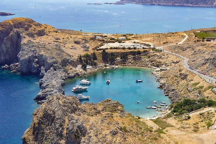 Naturskjønn båttur til Lindos landsby på Rhodos, Hellas, med badestopp, foto 34 | wizardtrip