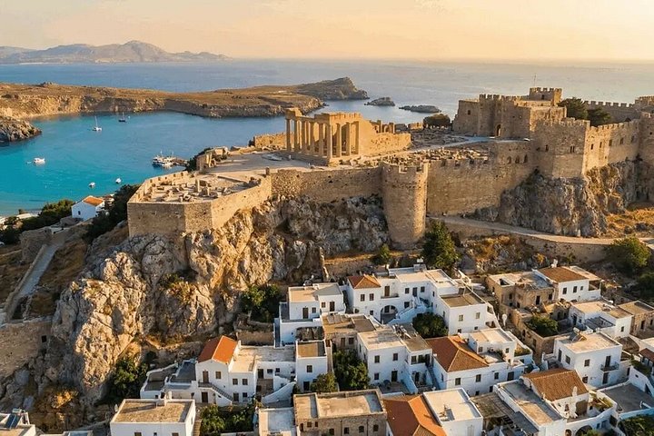 Naturskjønn båttur til Lindos landsby på Rhodos, Hellas, med badestopp, foto 38 | wizardtrip