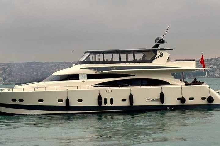 Luxury yacht cruise on Istanbul's Bosphorus, offering views of palaces and bridges, photo 8 | wizardtrip