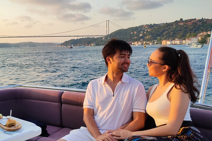 Luxury yacht cruise on Istanbul's Bosphorus, offering views of palaces and bridges, photo 18 | wizardtrip