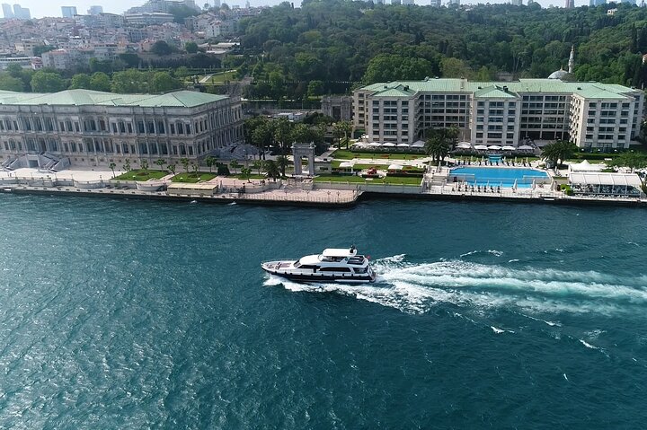 Luxury yacht cruise on Istanbul's Bosphorus, offering views of palaces and bridges, photo 24 | wizardtrip