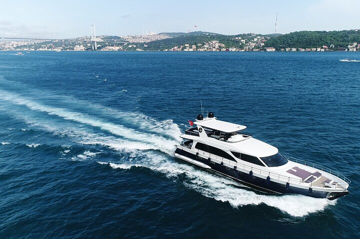 Luxury yacht cruise on Istanbul's Bosphorus, offering views of palaces and bridges, photo 25 | wizardtrip