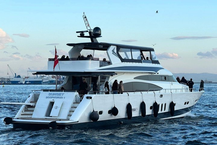 Luxury yacht cruise on Istanbul's Bosphorus, offering views of palaces and bridges, photo 37 | wizardtrip